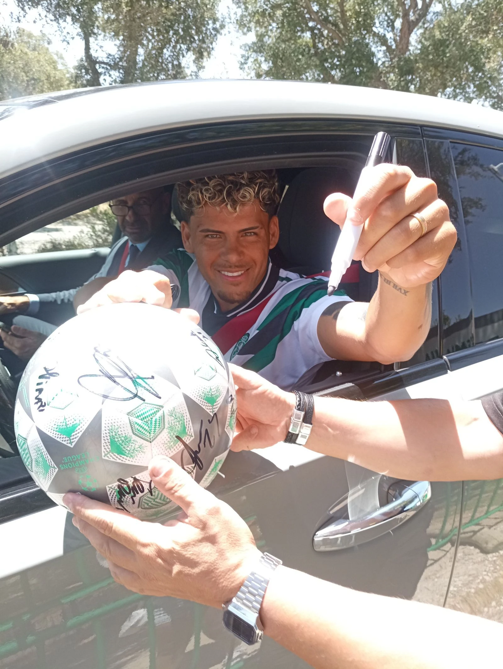 Adidas Champions League Signed Ball Sporting – photo 6